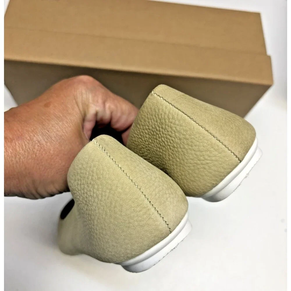 Gentle Souls By Kenneth Cole Eugene Travel Ballet Flat Leather Size 8M NIB Lime